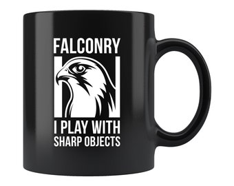 Falconry Mug. Falconry Gift. Falconers Mug. Falconers Gift. Falconry Lover Mug. Falcon Mug. Falcon Lover Mug. Falcon Gift #d278