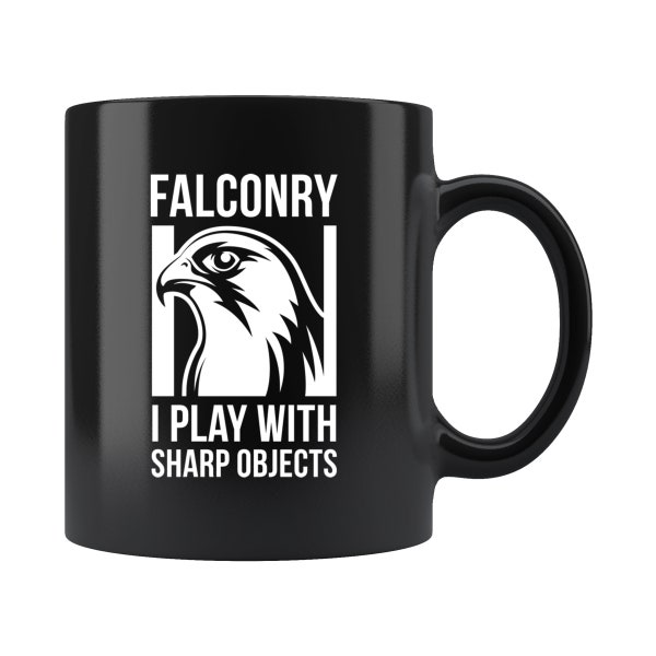 Falconry Mug. Falconry Gift. Falconers Mug. Falconers Gift. Falconry Lover Mug. Falcon Mug. Falcon Lover Mug. Falcon Gift #d278