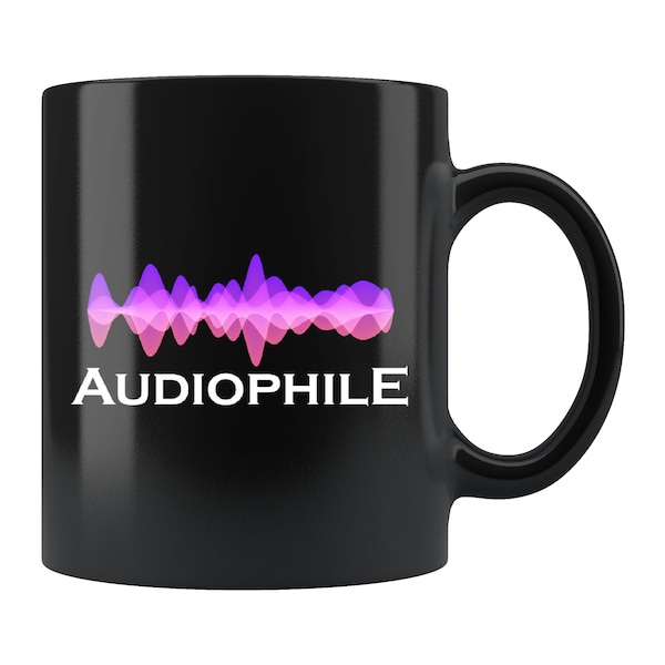Audiophile Mug. Audiophile Gift. Musician Mug. Musician Gift. DJ Mug. DJ Gift. Music Production Mug. Sound Master Mug. Recording Mug #d509