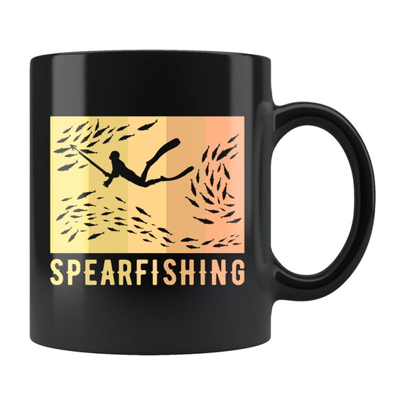 Fisherman Gift. Spearfishing Mug. Spearfishing Gift. Fisherman Mug.  Spearfisher Gift. Spearfisher Mug. Spear Fishing Mug Spear Fishing #b565