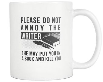 Writer Gift for Writer Mug for Writer Author Gift for Author Mug for Author Book Author Gift Writing Gift Do Not Annoy The Writer Mug #a440