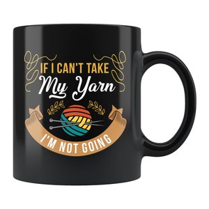 Knitting Mug. Knitting Gift. Knitter Mug. Knitter Gift. Crafter Mug. Crafter Gift. Crafting Mug. Yarn Mug. Yarn Gift. Seamstress Gift #d65
