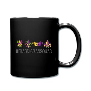 Mardi Gras Mug. Mardi Gras Gift. Carnival Coffee Cup. New Orleans Gift. Mardi Gras Gifts. New Orleans Mug. Carnival Mug #d1257