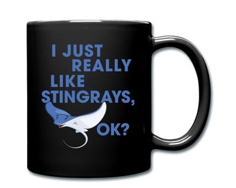 Stingray Mug. Stingray Gifts. Coffee Mug. Stingray Cup. Ocean Gift. Ocean Mug. Ocean Lover Gift. Fish Gift. Fish Mug #d824