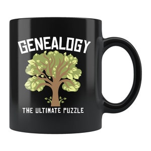 Genealogy Mug. Genealogy Gift. Family History Mug. Family History Gift. Genealogist Mug. Genealogist Gift. Heritage Mug #d262