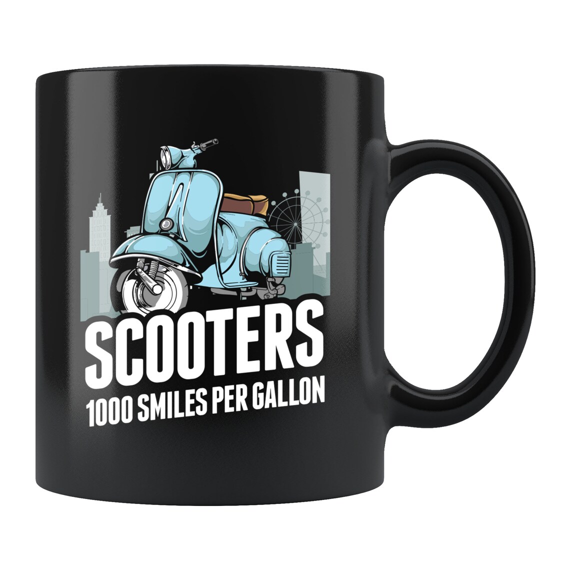 Scooter Mug Scooter Coffee Mug Motor Scooter Mug Scooter Rider Etsy
