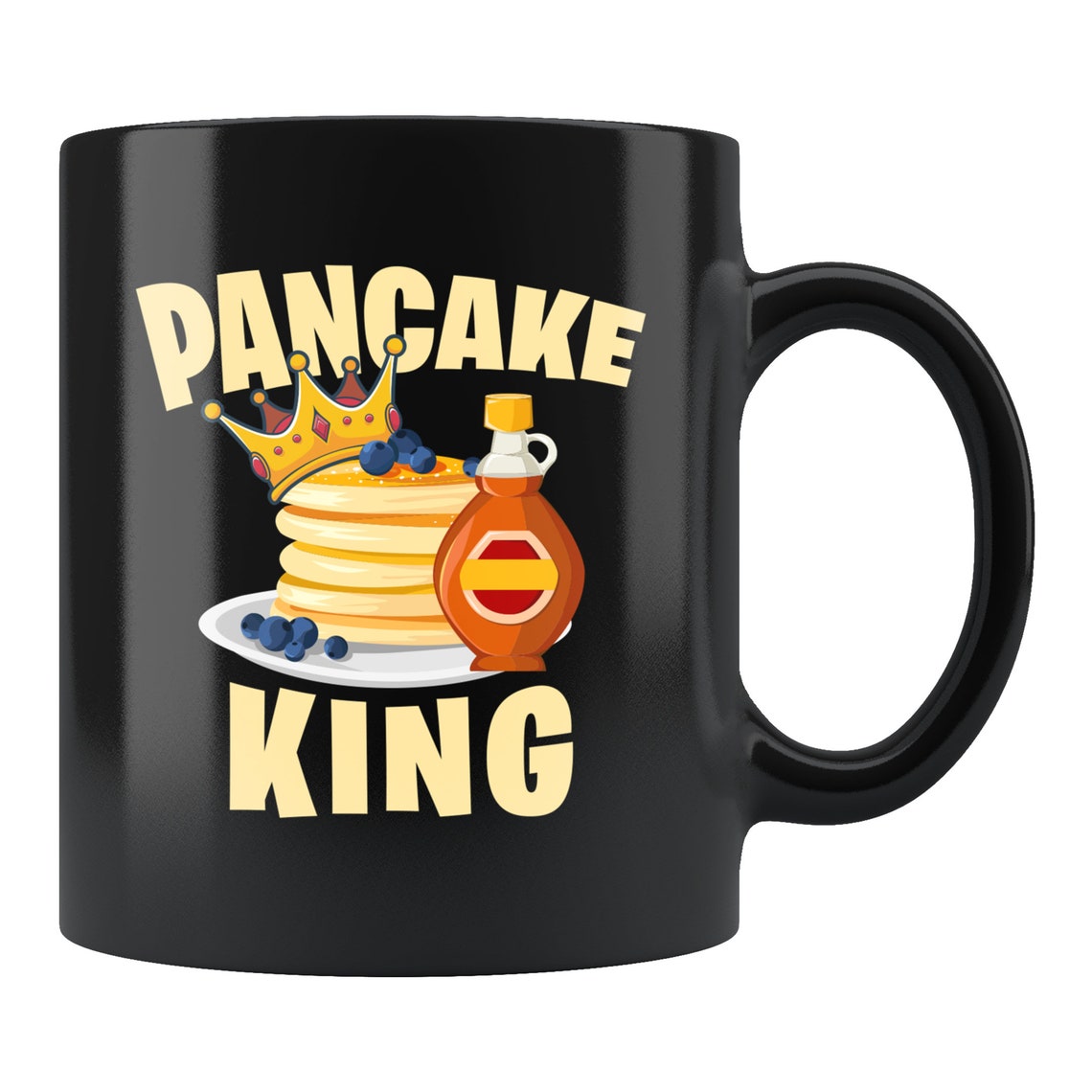 Pancake Lover Gift Pancake Mug Pancake King Gift Pancake Etsy