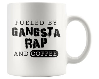 Gangsta Rap And Coffee Mug. Gangsta Rap Mug. HipHop Mug. Hip Hop Mug. Rap Gift. Rapper Gift. Rapper Mug. Gift for Rapper #a634