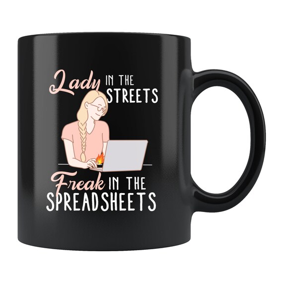 Accounting Gift. Accounting Mug. Accountant Mug. Accountant Gift. Spreadsheet Mug. Spreadsheet Gift. Analyst Mug. Analyst Coffee Mug #d47