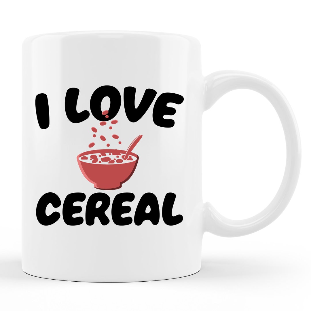 Cereal Fan Mug. Cereal Fan Gift. Cereal Lover Mug. Cereal Etsy