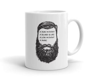 Dad Birthday Gift Funny husband gift boyfriend gift boyfriend Mug Beard Mug hipster gift Mug brother gift brother Mug Beard Gift #a689