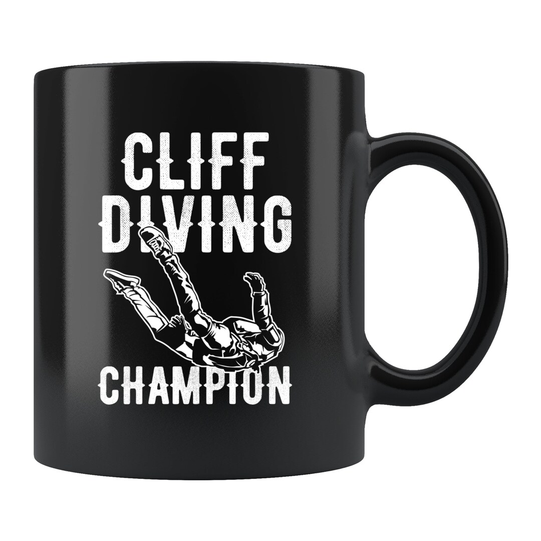 Cliff Dive Mug. Cliff Dive Gift. Cliff Diver Mug. Cliff Diver Etsy