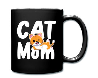 Cat Mom Mug. Cat Lover Gift. Cat Mom Mug.  Funny Cat Mug. Cat Mom Gift. Cat Mama Mug. Coffee Mug #d1518