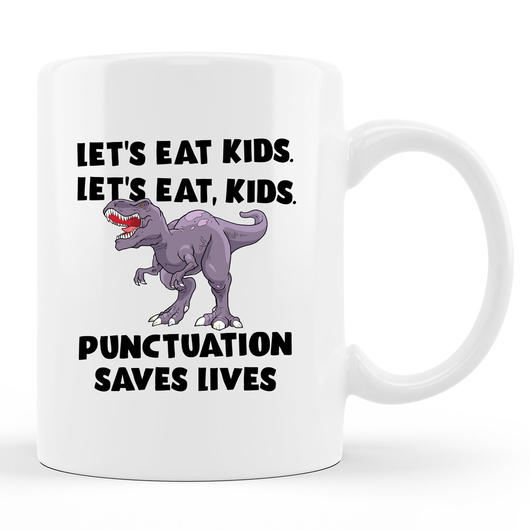 Grammar Mug Grammar Gift English Teacher Gift Punctuation Mug Funny 