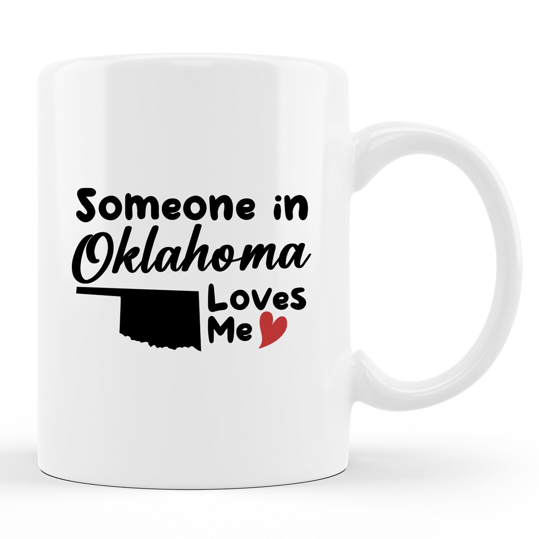 Oklahoma Mug. Oklahoma Gift. OK Baby Mug. OK Baby Gift. State Mug