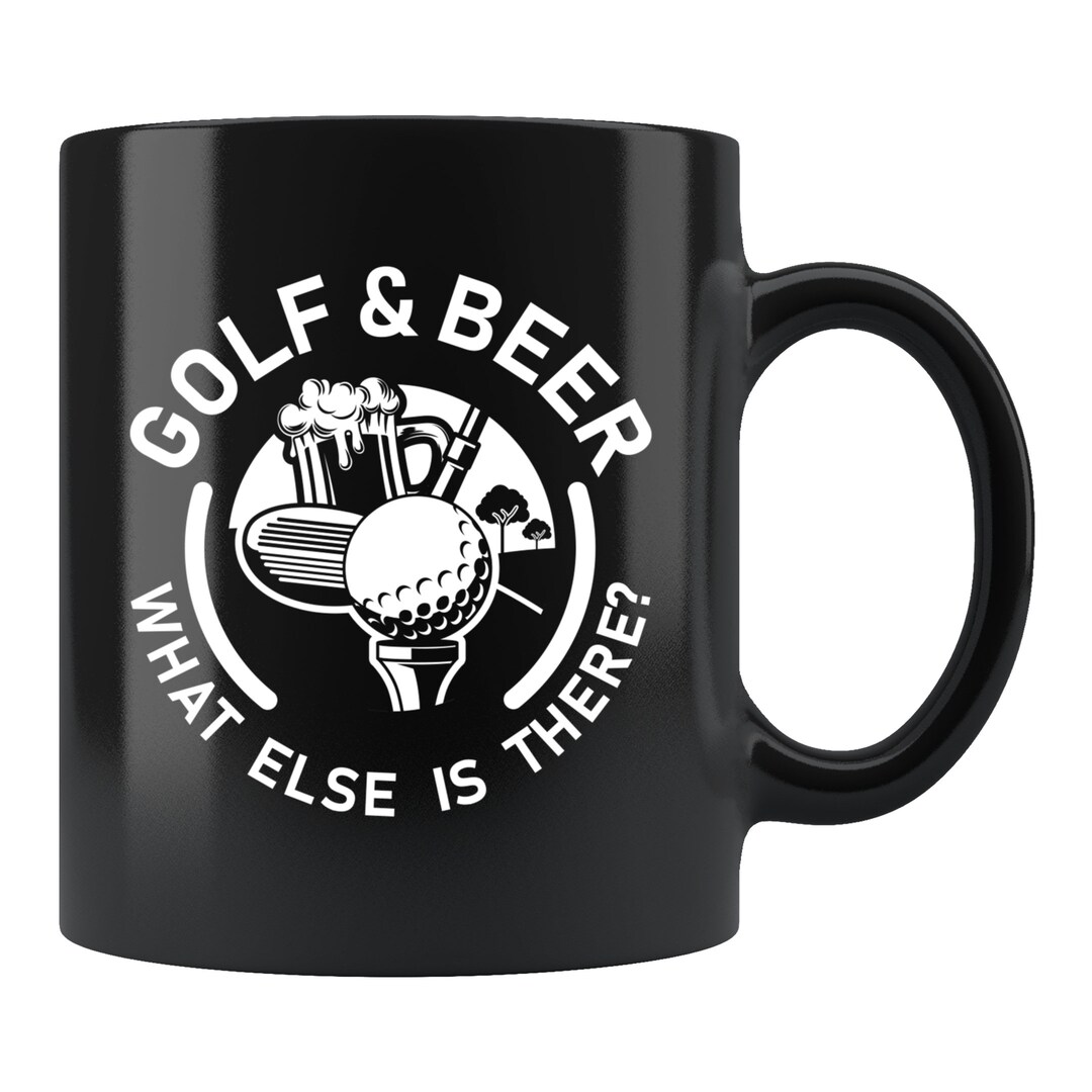 Golf and Beer Gift. Golf and Beer Mug. Golfing Gift. Golfer Mug