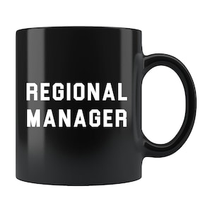 Regional Manager Mug. Funny Office Mug. Funny Office Gift. Coworker Mug. Coworker Gift. Manager Gift. Gift for Manager. Workspace Gift #b103