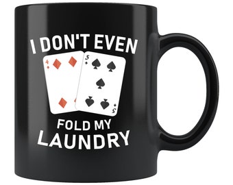 Funny Card Player Mug. Poker Mug. Card Player Gift. Poker Gift. Poker Player Coffee Mug. Poker Expert Mug. Poker Expert Gift #d165