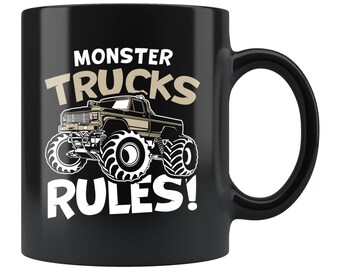 Monster Truck Mug. Monster Truck Gift. Monster Truck Fan Mug. Monster Truck Fan Gift. Monster Truck Driver Mug #d1283