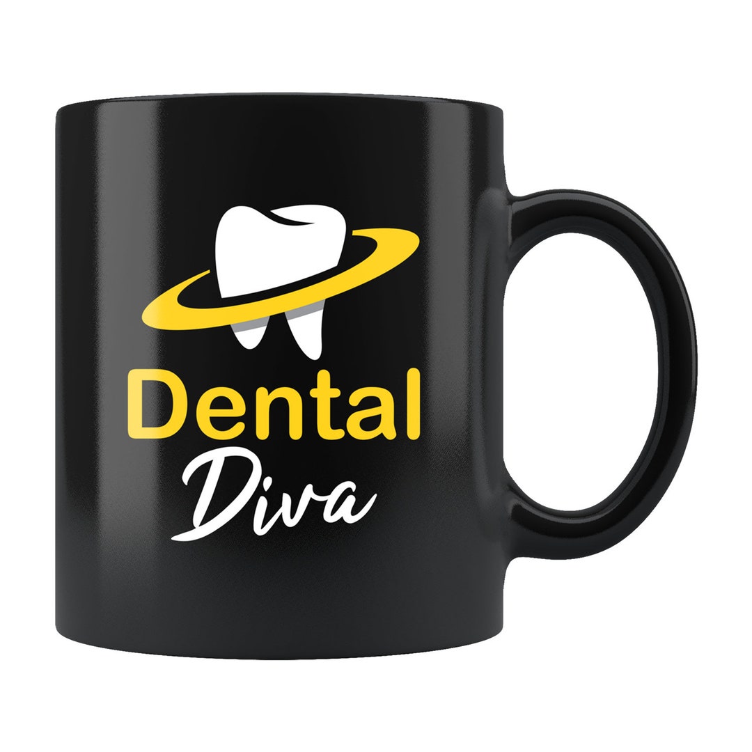 Dental Diva Mug. Dental Hygienist Gift. Dental Hygienist Mug. Dental