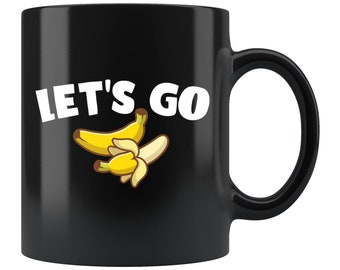 Banana Mug Funny Banana Mug Banana Fan Mug Banana Coffee Mug Banana Lover Mug Banana Lover Gift Vegan Mug Fruit Mug Fruit Lover Mug #d681
