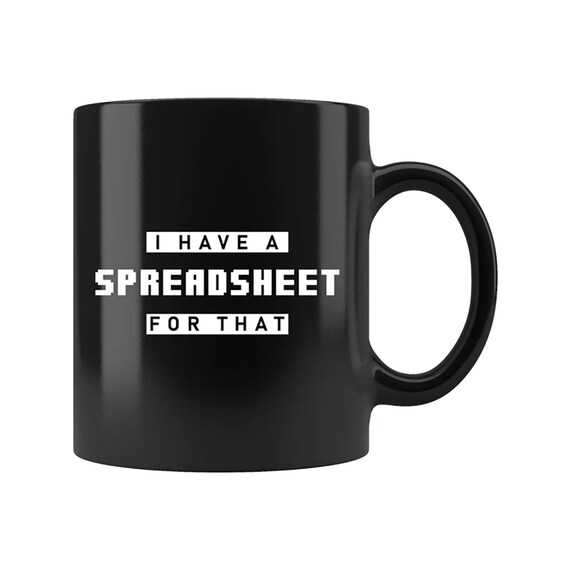 Spreadsheet Mug. Spreadsheet Master Mug. Spreadsheet Master Gift. Accountant Mug. Accountant Gift. Bookkeeper Mug. Bookkeeper Gift #d51