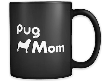 Funny Pug Mom Mug. Pug Mom Gift. Mug for Pug Mom. Pug Mom Coffee Mug. Gift for Pug Mom. Funny Mugs. Pug Mug. Pug Owner Gift. Pug Gifts #a075
