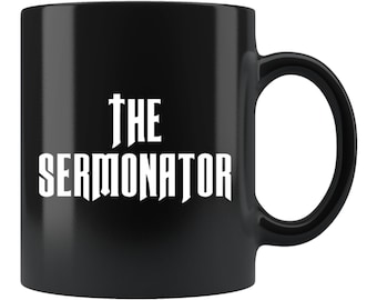 Preacher Gift. Preacher Mug. Sermonator Gift. Sermon Gift. Minister Mug. Minister Gift. Pastor Mug. Pastor Gift. Missionary Mug #c1566