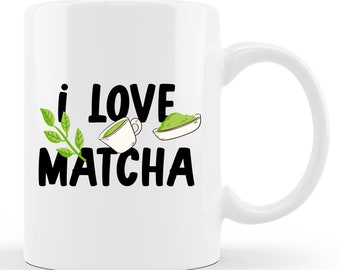 Matcha Mug. Matcha Gift. Green Tea Mug. Tea Lover Mug. Matcha Lover Mug. Green Tea Lover. Matcha Lover Gift. Matcha Latte #d1682