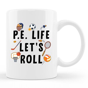 Cute Pe Teacher Mug. Cute Pe Teacher Gift. Gym Teacher. Gym Teacher Mug. Funny Teacher Mug. Gift For Teacher. Phys Ed Teacher #d2095