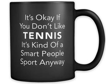 Tennis Black Mug. Tennis Gifts Tennis Player Mug Tennis Player Gift Tennis Mug Funny Tennis Mug Tennis Christmas Gift Tennis Coach Mug #a251