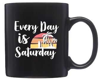 Taza del sábado. Regalo del sábado. Regalo del Sábado.. Taza de Jubilación. Regalo de jubilación. Taza de jubilado. Regalo para jubilados. Taza retirada. Regalo jubilado