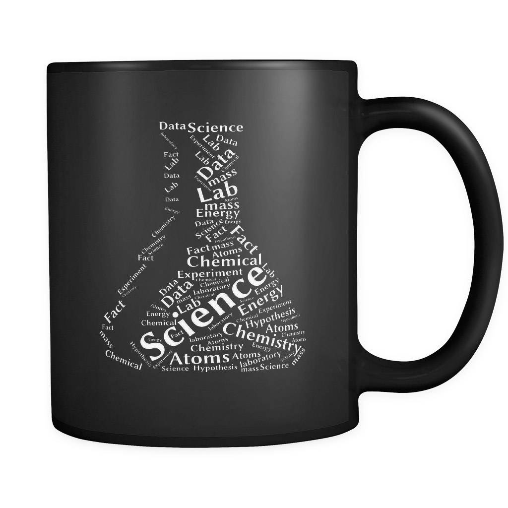 Science Black Mug Science Gifts Science Mugs Scientist Etsy Israel