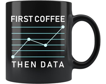 Data Analyst Gift. Data Analyst Mug. Data Analyzer Gift. Statistician Gift. Statistician Mug. Statistics Mug. Data Science Gift #c1561