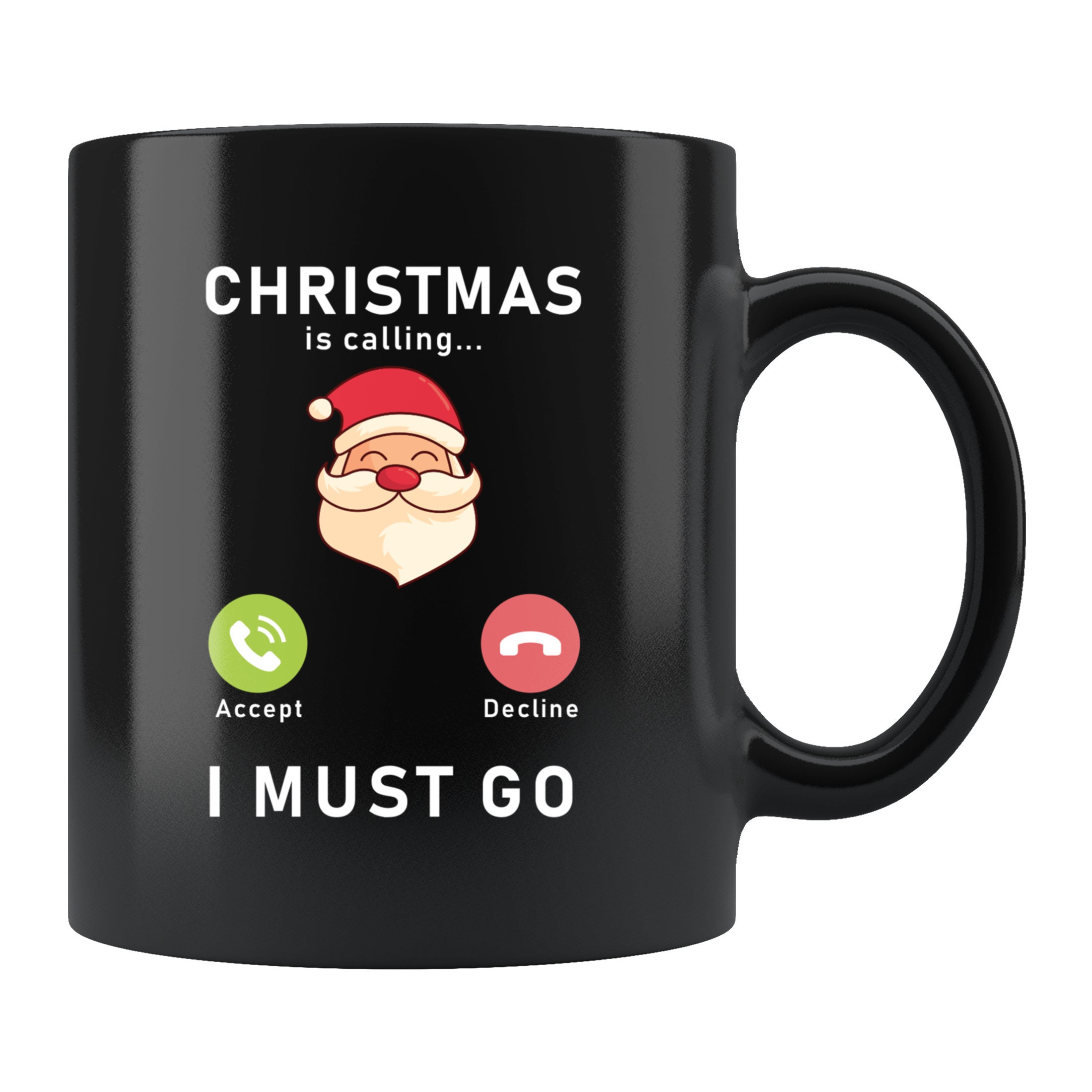 Funny Christmas Mug Christmas is Calling Mug Santa Gift Etsy UK