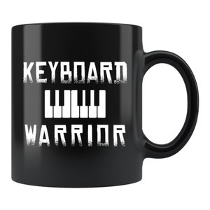 Pianist Gift. Pianist Mug. Piano Player Gift. Piano Gift. Piano Mug. Piano Teacher Gift. Music Teacher Mug. Musician Keyboard Warrior #c1592