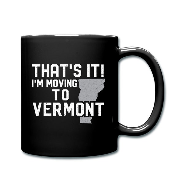 Vermont Mug. Vermont Gift. Moving Gift. Travel Mug. Moving Away Gift. Moving Away Mug. Moving Mug. State Gift #d1103