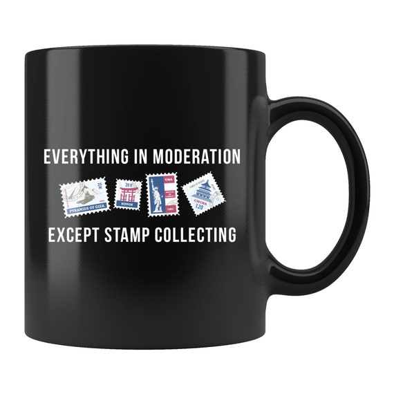 Stamp Collector Mug. Philatelist Mug. Stamp Collector Gift. Stamp Collecting Mug. Collectors Mug. Collectors Gift Stamp Mug Stamp Gift #d314