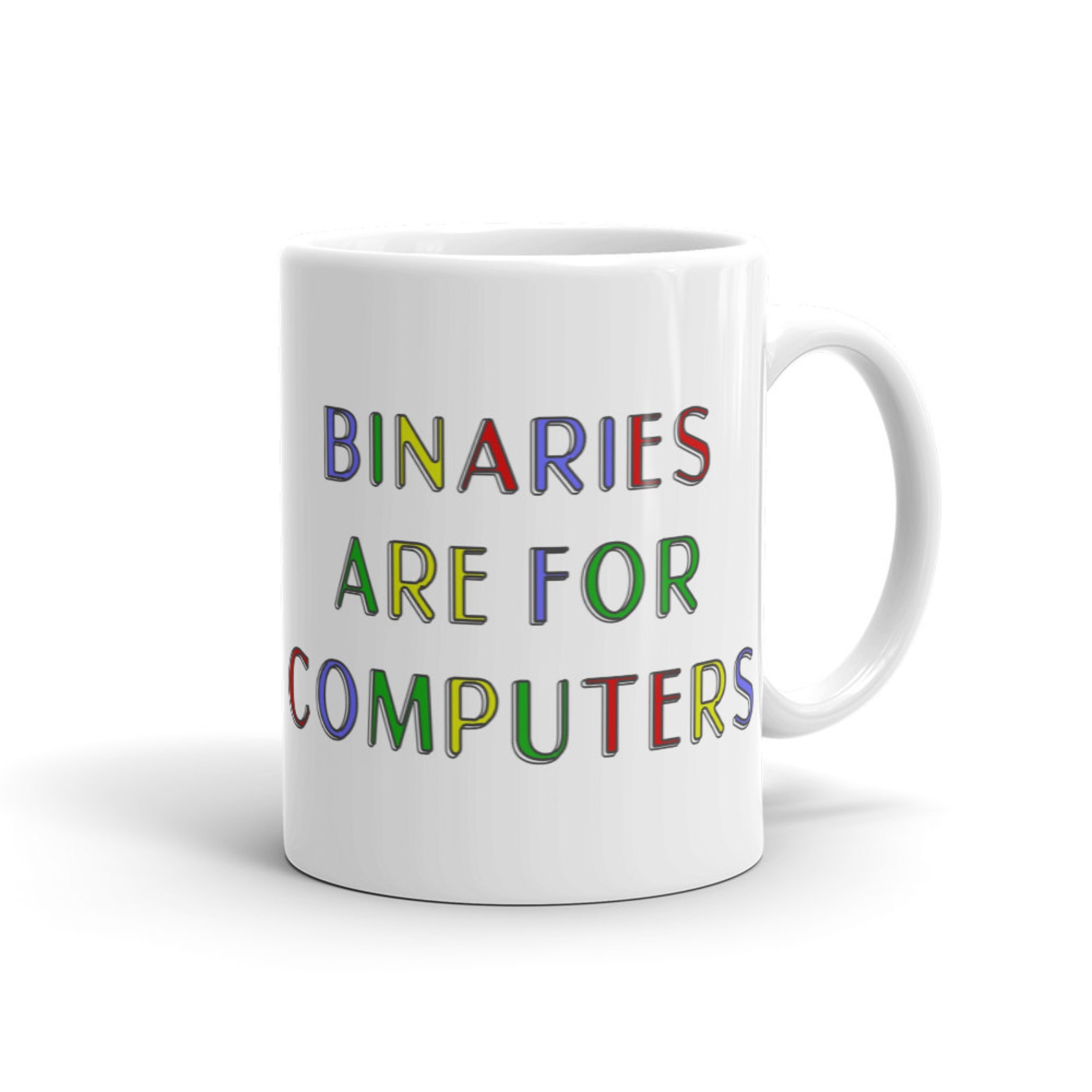 Binaries Are for Computers Mug Tumblr Mug Gender Mug Transgender Mug ...