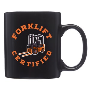 Forklift Operator Mug. Forklift Gift. Operator Gift. Certified Forklift Mug. Warehouse Gift. Warehouse Mug. Industrial Gift #d2111