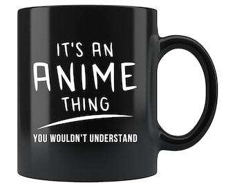 Taza de café anime. Taza de anime. Regalo de anime. Regalo para fanáticos del anime. Regalo para fanáticos del anime. Taza de ventilador de anime. Regalo de manga anime. Taza Manga Anime #a568