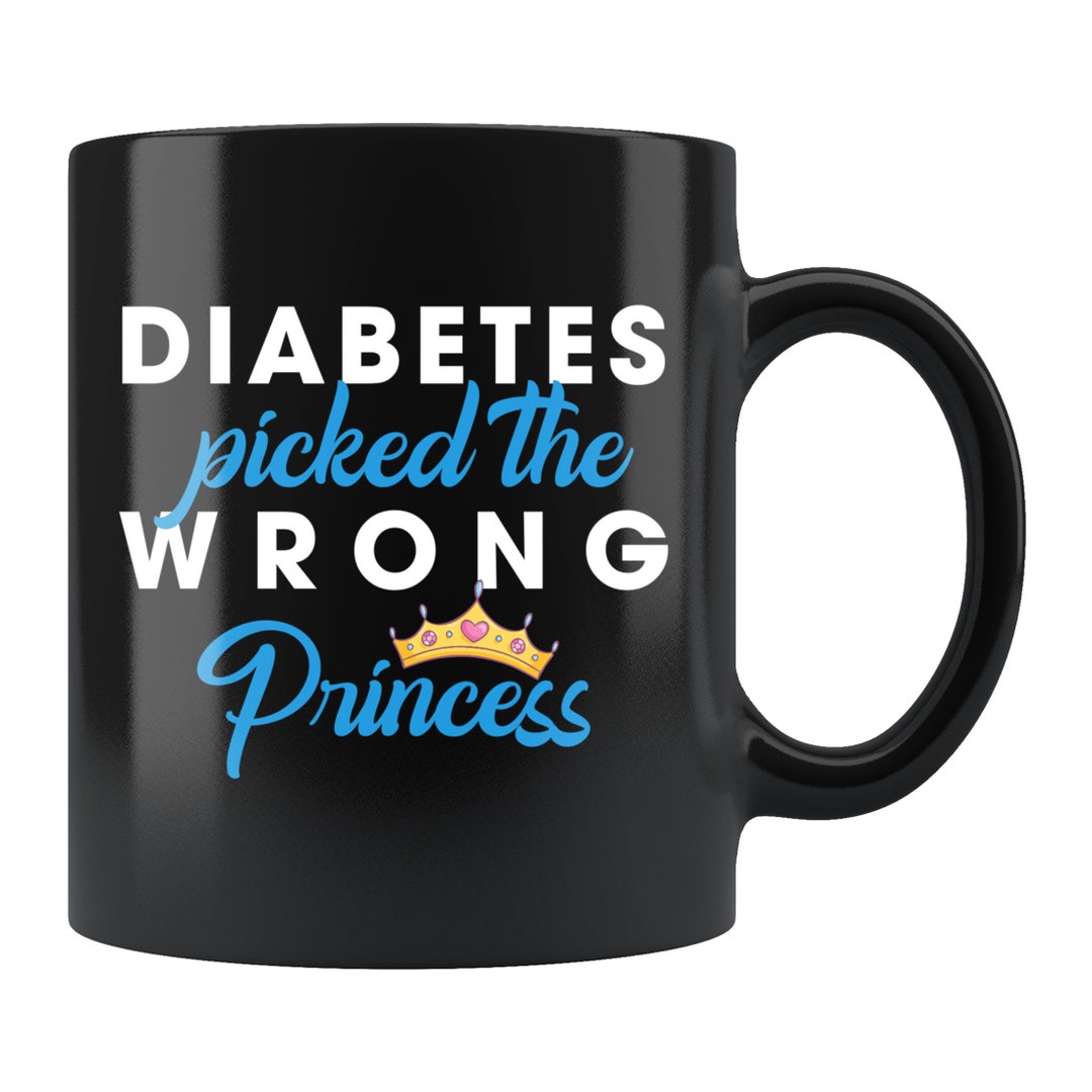 Funny Diabetes Mug. Diabetes Awareness Gift. Funny Diabetes Gift. Fight ...