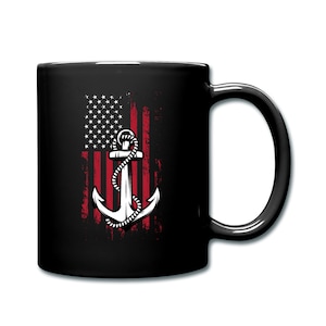 Nautical Mug. Anchor Mug. Anchor Gift. Nautical Gifts. Boating Mug. Sailor Mug. Boating Gift. Sailor Gift. Boat Gift #d1808