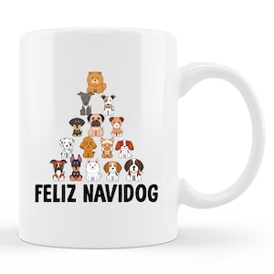 Dog Christmas Mug. Dog Christmas Gift. Christmas Dog Mug. Dog Lover Mug. Christmas Mugs. Animal Lover Mug Christmas Dog Cup Funny Dog #d1513