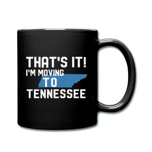 Tennessee Mug. State Mug. Tennessee Gift. State Coffee Mug. Moving Away Gift. Moving Away Mug. Moving Mug. State Gift #d1323
