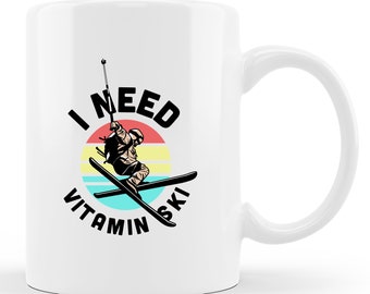 Skier Mug. Skier Gift. Skier Mugs. Ski Lover. Ski Vacation. Skiing Mugs. Skiing Mug. Ski Mug. Gift For Skier. Ski Lover Gift