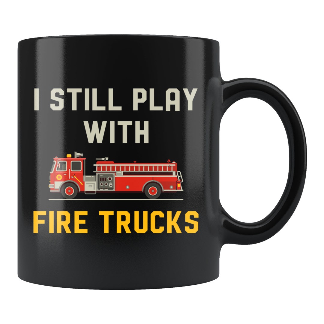 Fire Truck Gift. Fireman Mug. Firefighter Gift. Firefighter Etsy