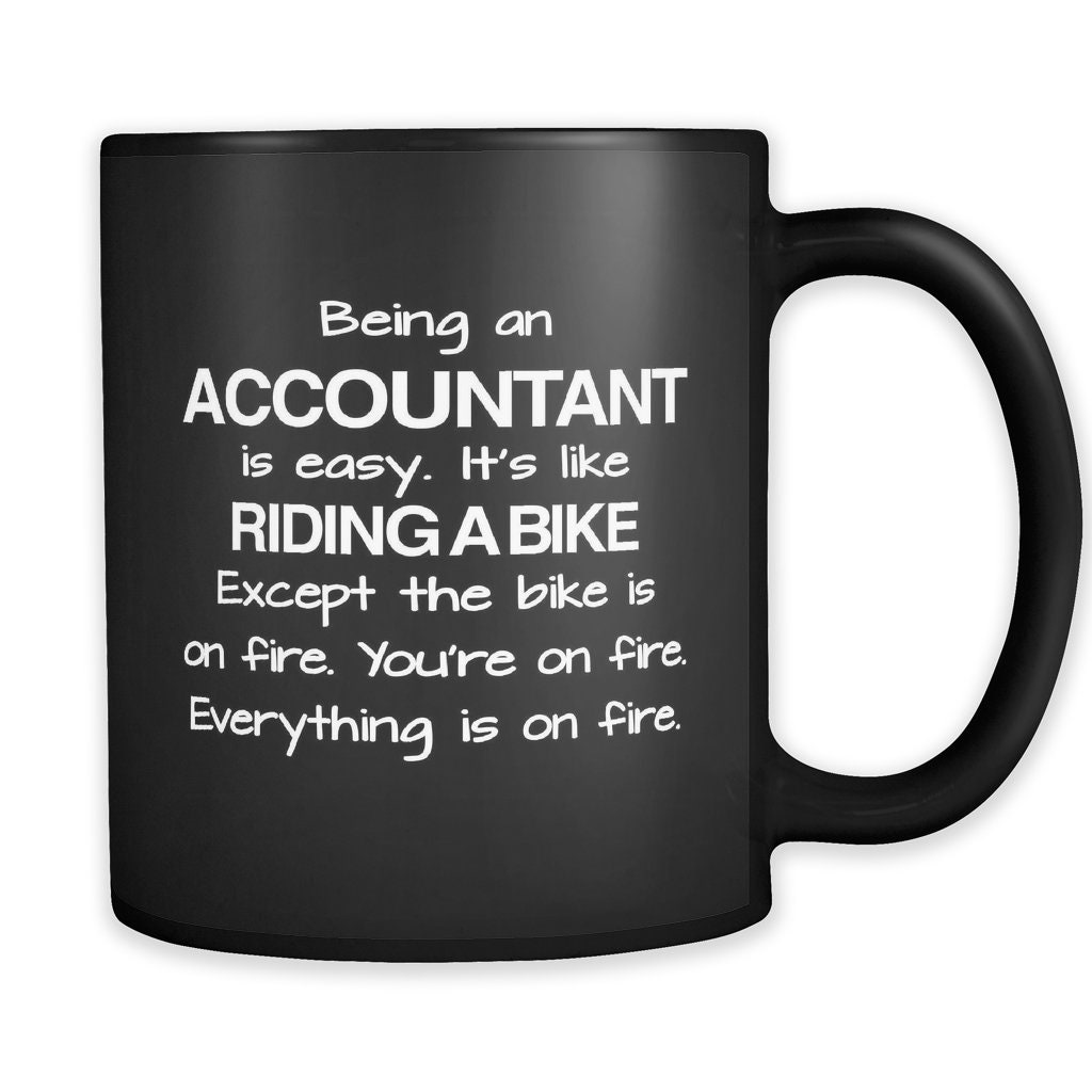 Funny Accountant Gift. Accountant Mug. Black Mug for CPA. Accountant Coffee  Mug. Gift for Accountant. Multitasking Ninja. CPA Mugs #a392