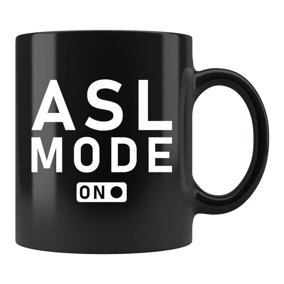 ASL Teacher Gift ASL Teacher Mug Sign Language Teacher Gift Etsy