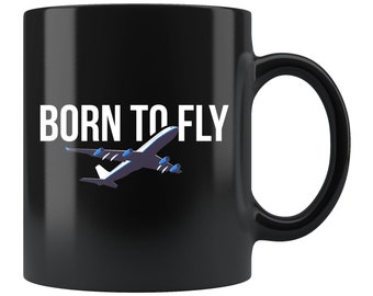 Airplane Mug. Airplane Lover Gift. Pilot Mug. Pilot Gift. Aviation Mug. Aviation Gift. Aviator Mug. Airline Mug. Airline Gift #d08